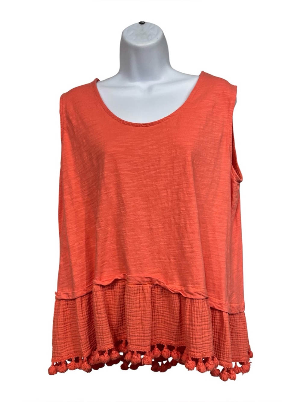 Heimish USA tasseled tank size 2X
